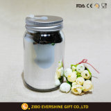 Glass Mason Jar with Electroplating Silver Color and Lid