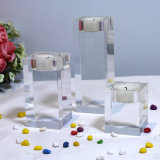 Crystal Candle Holder European Romantic Candlelight Dinner Candles Holder Bar Wedding Birthday Model Candlestick Ornaments