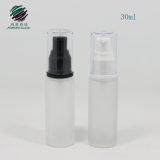 30ml Cosmetic Frosted Glass Lotion Bottle with Plastic Pump