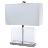 Simply Metal Desk Lamp Bedside Crystal Reading Table Lamp for Hotel