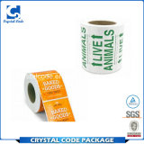 China Factory Low Price Packaging Sticker Label