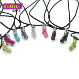 New Arrival Various Crystal Roller Skate Pendant, Ice Skating Shoe Charm Necklace