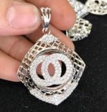 Fashion 925 Sterling Silver Pendant with CZ