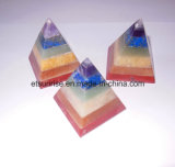 Semi Precious Stone Natural Crystal Amethyst Pyramid Charming Ornament