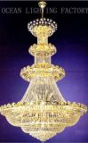 Zhongshan Factory Traditional K9 Crystal Chandelier Lamp for Project Ow044