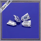 Clear White 6*4mm Taper Bullet Cut Moissanite Diamond