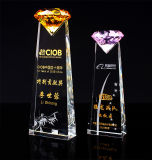 Factory Directly Sell High Quality K9 Crystal Diamond Award Trophy
