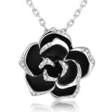 Fashion Creative Enamel Crystal Flower Necklace