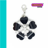 Fashion Alloy Flower Charms for Bracelets Jewelry Wholesale