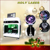 3D Laser Engraving Machine for Crystal Keychain and Glass Photo