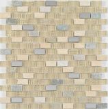 Latest New Decorative Wall Glass Tile Crystal and Stone Mosaic