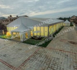 20X50m Outdoor Party Wedding Tent Romantic Crystal Wedding Marquee