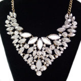 High-Grade Luxury Exaggeration Necklace Crystal Glass Heart-Shaped Necklace