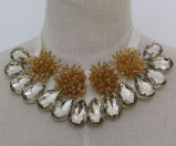 Fashion Beaded Crystal Costume Jewelry Collar Necklace (JE0121)