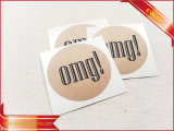 Outdoor Vinyl Sticker Adhesive Printed Kraft Paper Sticker
