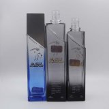 500/700ml Square Distilled Vodka/Tequila Bottle with Grey Painting
