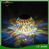 Outdoor Waterproof Solar Powered Color Changing Night Light Mosaic Glass Ball LED Lights Table Lamps for Home and Festival Gift