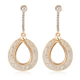 Latest Dubai Gold Jewelry Alloy Fashion Drop Dangle Earring