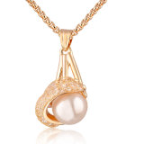 Elegant Saudi Arabic Gold Accessory Pearl Bead Necklace