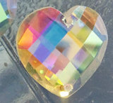 Heart Shape Flat Back Stones Beads