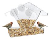 Acrylic Transparent Bird Feeder with Low Price for Two Birds