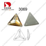 Artificial Triangle Sew on Stone Crystal Accessories for Garment