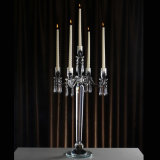 5 Arms Crystal Candle Holder for Wedding Decoration