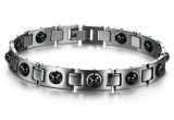 Mens Fashion Magnetic Stainless Steel Magnetic Bracelet Pain Relief for Arthritis