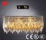 Hot Sale Crystal Pendant Light with Glass Dressed
