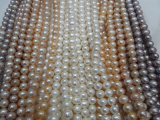 12-13mm Nearly Round / Potato Shape Real Pearl Strands (ES386)