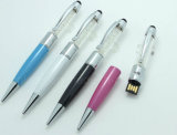Crystal Metal Touch Pen Wirth USB Drive