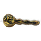Glass Spoon Hand Pipe with Bubbler Water Pipe (ES-HP-393)