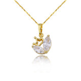 18K Gold Plated Simple Style Daily Wear Necklace Imitation Jewelry