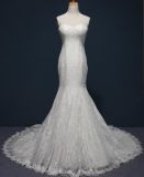 2017 Custom Made Strapless Lace Mermaid Bridal Wedding Dress