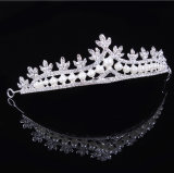 Sparking Crystal Bride Wedding Jewelry Swan Crown Tiara (Dream-100072)