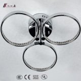 Circular Crystal Chandelier Lighting with Aluminum for Decoration