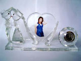 Crystal Office Set with Crystal Image & Clock (JD-BJ-003)