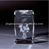 Crystal Facet Edge Cubes for Inner Laser or Engraving with High Quality