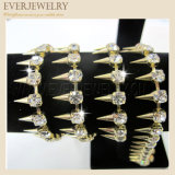 Spike with Crystal Rhinestoness29 Cup Chain Gold