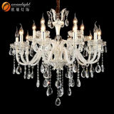 Hot Selling Alloy Candle E12/E14 Large Luxury Crystal Chandelier Lamp Om90017