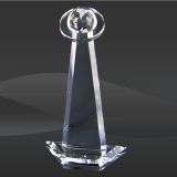 World Satellite Globe Crystal Award (SCT-3701-GL, SCT-3702-GL, SCT-3703-GL)