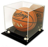 Acrylic Basketball Display Case with Mirror Back