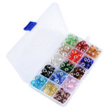 Ls Box 150PCS 8X13mm Cut Crystal Glass Beads Jewelry Making Findings Spacer DIY Jewelry Beads