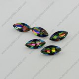 7*15mm Boat Shape Point Back Loose Crystal Beads (DZ-3017)