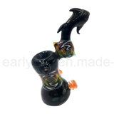 Green Aliens Smoker Glass Hand Pipes for Smoking (ES-HP-040)