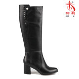 2018 England Style Women Shoe Knee-High Boots with Crystal (BT739)