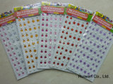 Acrylic Crystal Pearl Sticker with Self-Adhesive