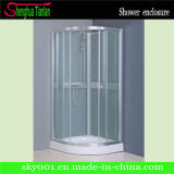 Low Tray Simple Sliding Glass Corner Bathroom Shower Stall (TL-502)