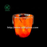 Color Glass Candle Cup by SGS...BV (8*8*8.5)