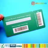 Supermarket loyalty plastic Key Tag with barcode for promotion